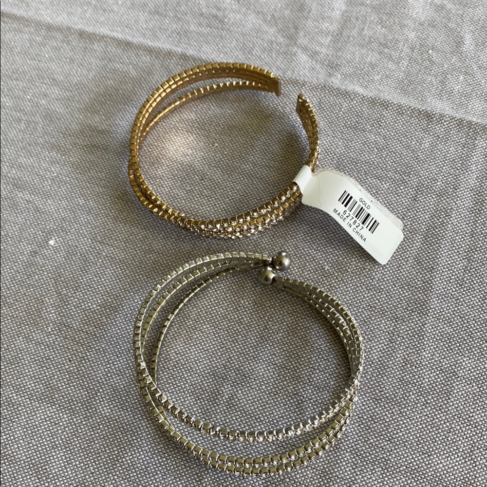 Elegant Gold and Silver Women's Bracelet Set